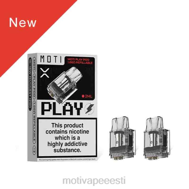 MOTI Vape Eesti - MOTI Play pod 1,00 oomi korduvtäidetav 4H022121 1 tk
