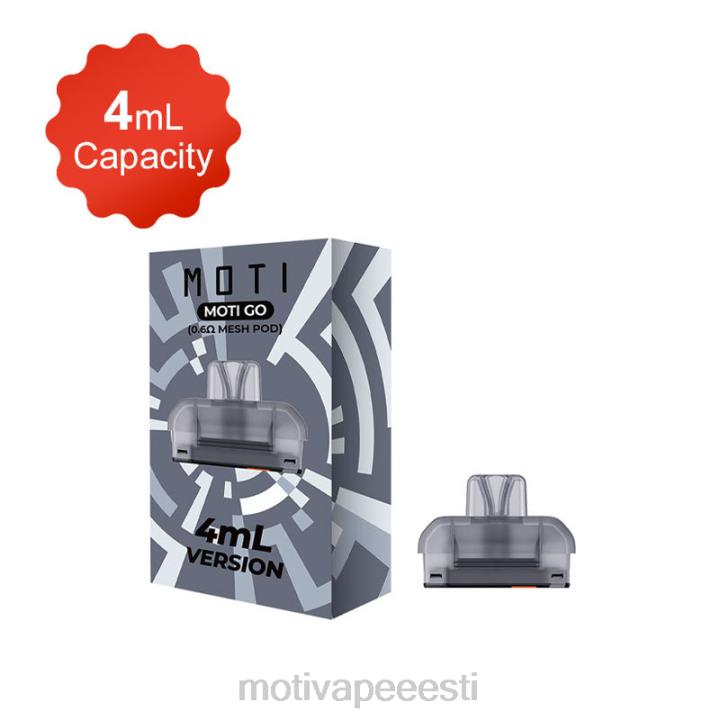 MOTI Vape Pen - MOTI Go Pro korduvtäidetavad kaunad 4H022120 (pakis 2 tk)