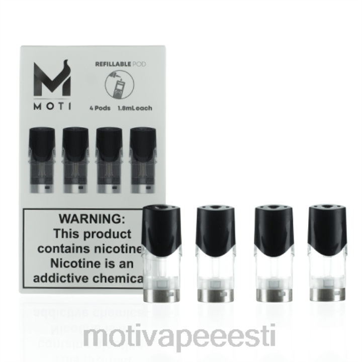 MOTI Vape Price - MOTI korduvtäidetavad asenduskassetid 4H02274 (pakis 4 tk)