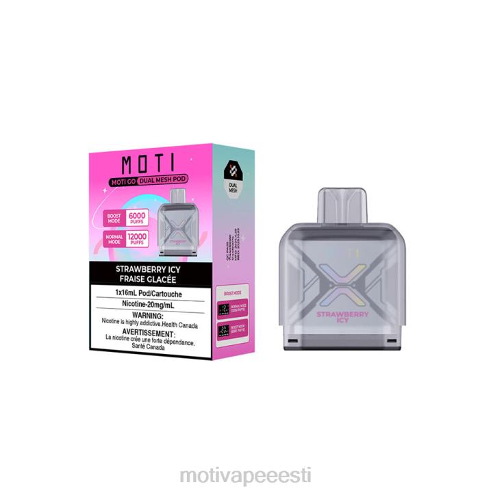 MOTI Vape Disposable Eesti - MOTI Go Pro ühekordne katt 4H02295 maasikas jäine