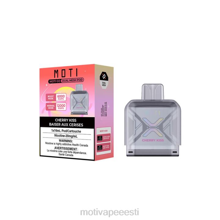 MOTI Vape Near Me - MOTI Go Pro ühekordne katt 4H02296 kirsi suudlus