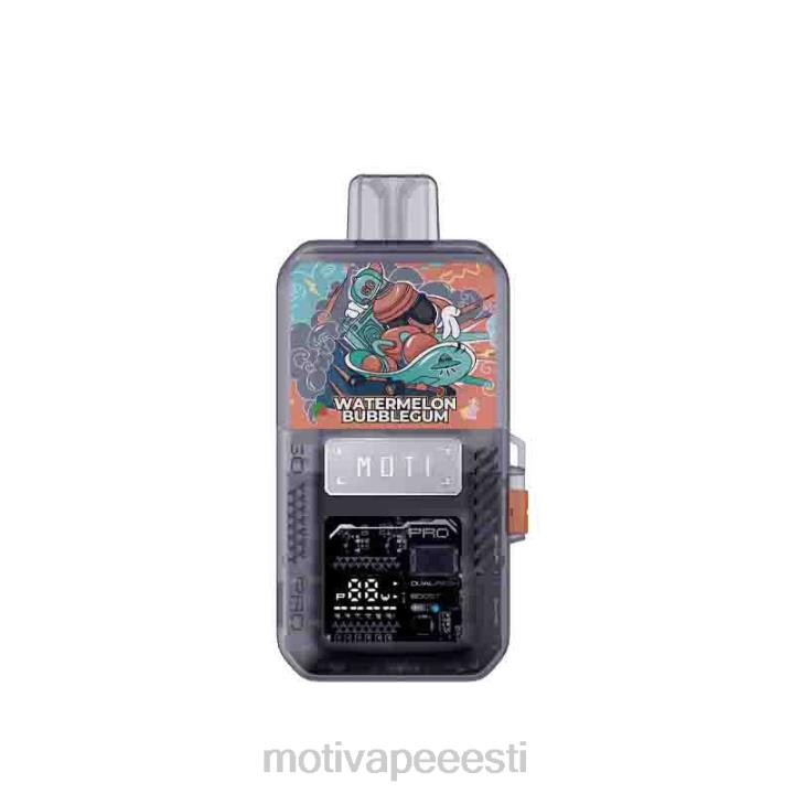 MOTI Vape Eesti - MOTI Go Pro ühekordne karp+seade 4H02281 arbuusi närimiskumm