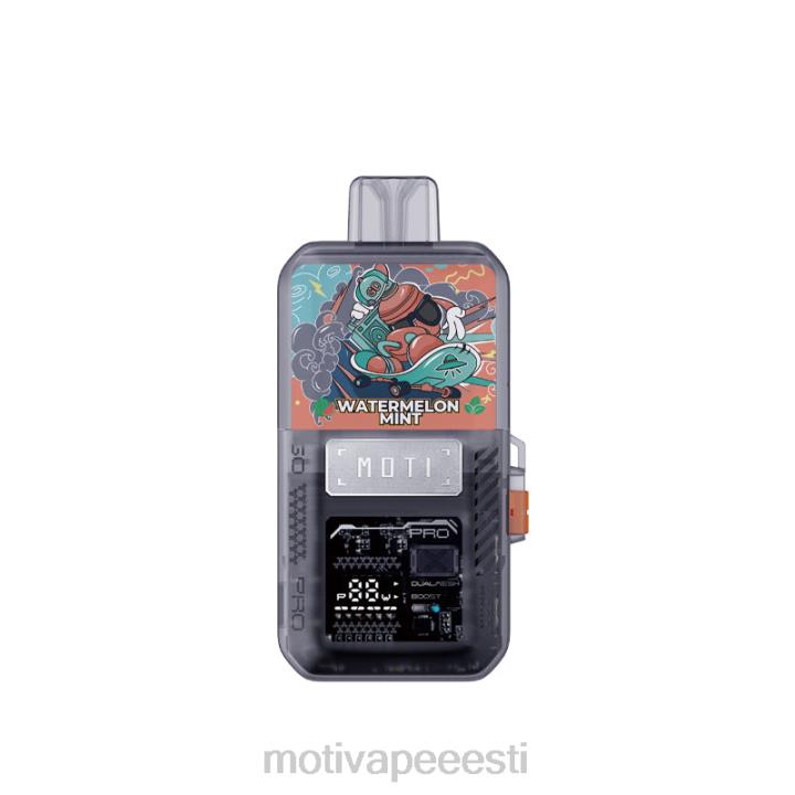 MOTI Vape Flavors Eesti - MOTI Go Pro ühekordne karp+seade 4H02278 arbuus piparmünt
