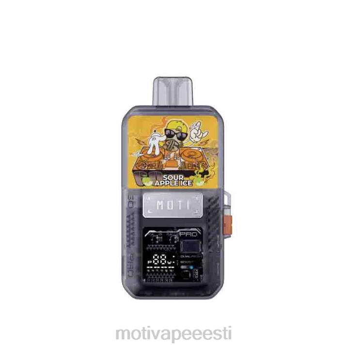 MOTI Vape Review - MOTI Go Pro ühekordne karp+seade 4H02277 hapu õunajää