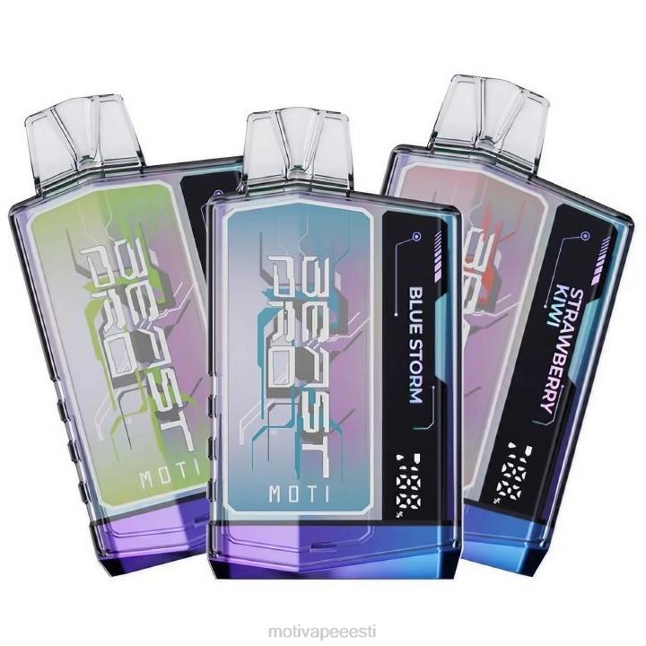 MOTI Vape Price - MOTI Beast Pro ühekordne veip (5%, 10000 pahvi) 4H02244 värske piparmünt