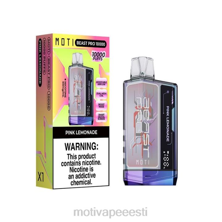 MOTI Vape Price - MOTI Beast Pro ühekordne veip (5%, 10000 pahvi) 4H02244 värske piparmünt