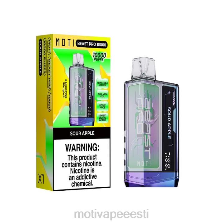 MOTI Vape Price - MOTI Beast Pro ühekordne veip (5%, 10000 pahvi) 4H02244 värske piparmünt