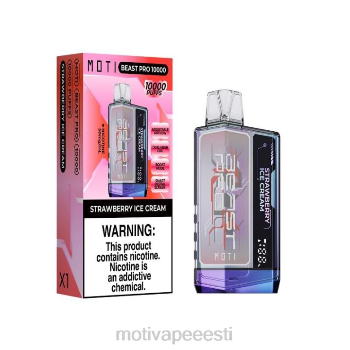 MOTI Vape Price - MOTI Beast Pro ühekordne veip (5%, 10000 pahvi) 4H02244 värske piparmünt