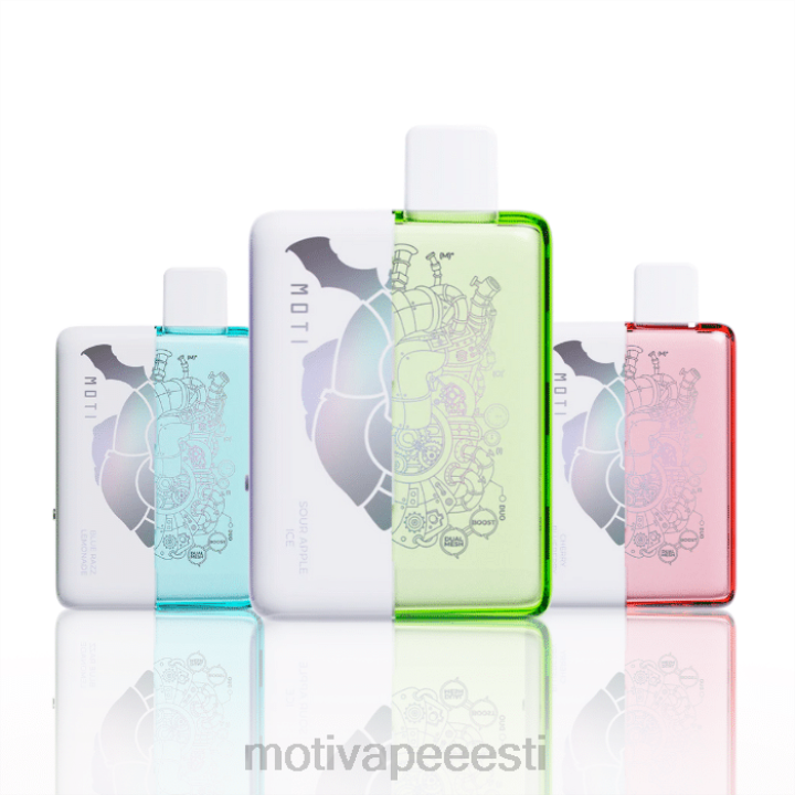 MOTI Vape Pop Eesti - MOTI Duo 9000 ühekordset veipi (5%, 9000 tõmmet) 4H02269 kirsi mustikas