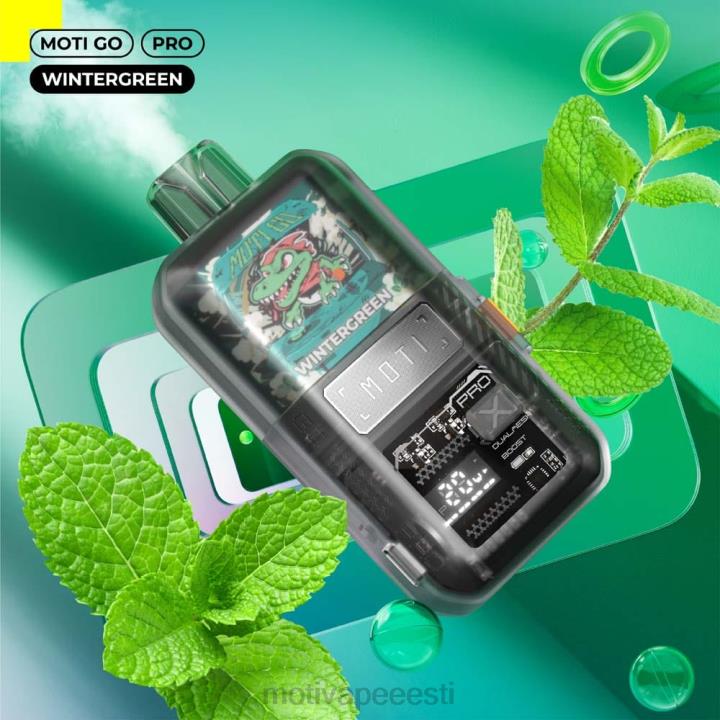 MOTI Vape Price - MOTI Go Pro ühekordne vape (5%, 12000 pahvi) 4H02224 taliroheline