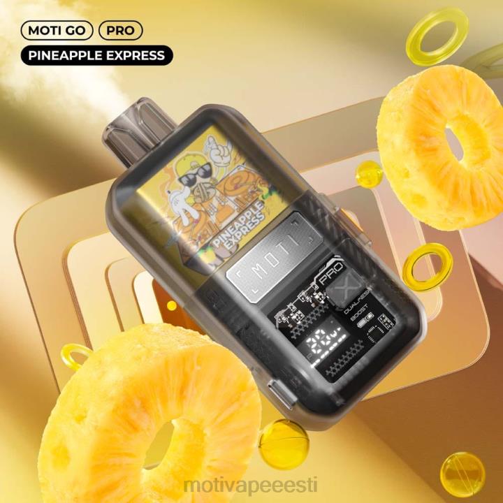 MOTI Vape Review - MOTI Go Pro ühekordne vape (5%, 12000 pahvi) 4H02217 ananassi ekspress