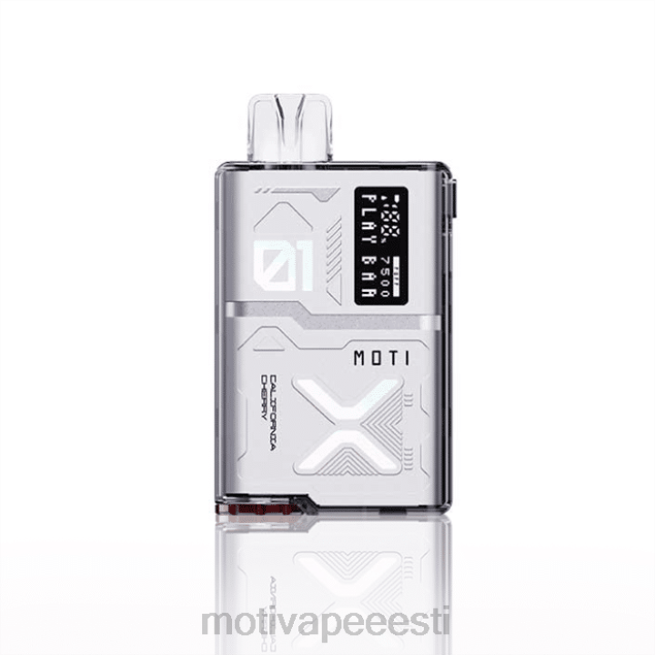 MOTI Vape Eesti - MOTI Play Bar 7500 ühekordset veipi (5%, 7500 tõmmet) 4H02261 kalifornia kirss