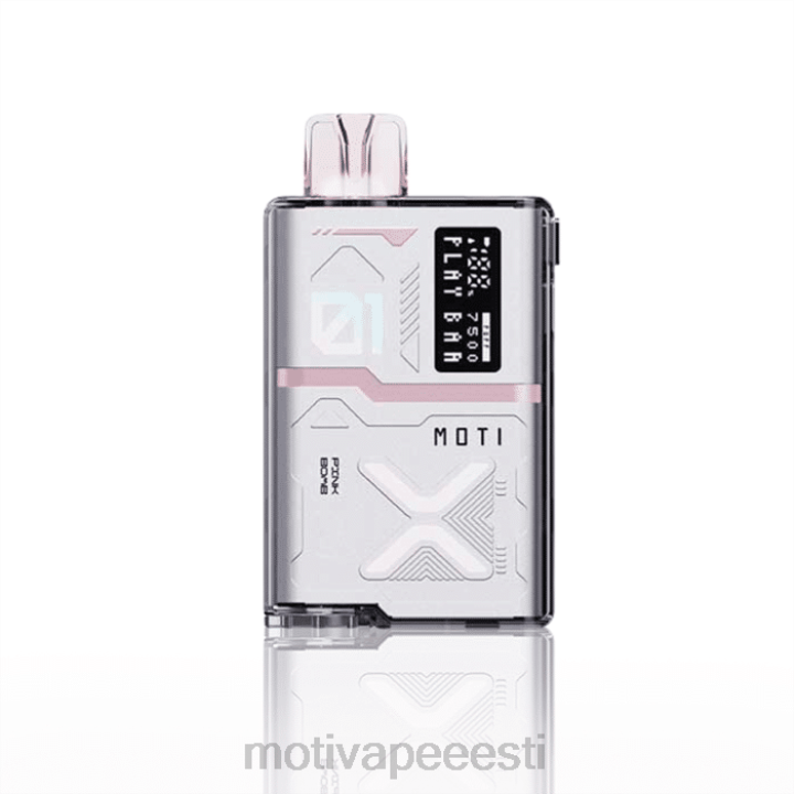 MOTI Vape Flavors Eesti - MOTI Play Bar 7500 ühekordset veipi (5%, 7500 tõmmet) 4H02258 roosa pomm