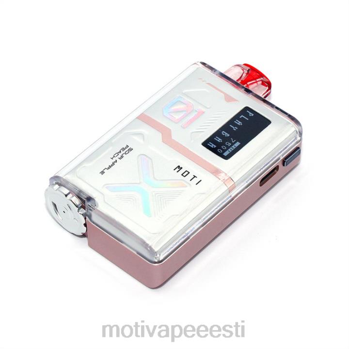 MOTI Vape Near Me - MOTI Play Bar 7500 ühekordset veipi (5%, 7500 tõmmet) 4H02256 hapu õuna virsik