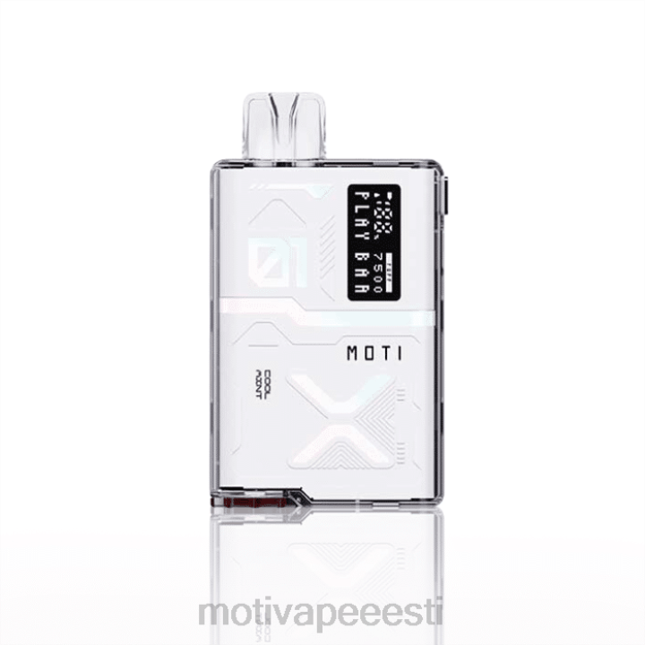 MOTI Vape Pen - MOTI Play Bar 7500 ühekordset veipi (5%, 7500 tõmmet) 4H02260 lahe piparmünt