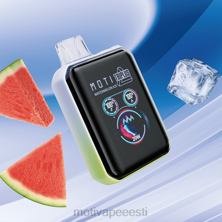 MOTI Vape Pen - MOTI Triplus 20k ühekordselt kasutatav vape (5%, 20000 pahvi) 4H02210 arbuusi jää