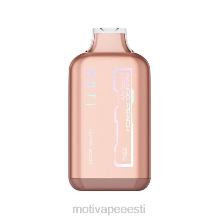 MOTI Vape Disposable Eesti - MOTI Ultra ühekordne vape (5%, 6000 pahvi) 4H02235 mango virsiku kreem