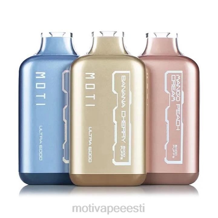MOTI Vape Disposable Eesti - MOTI Ultra ühekordne vape (5%, 6000 pahvi) 4H02235 mango virsiku kreem