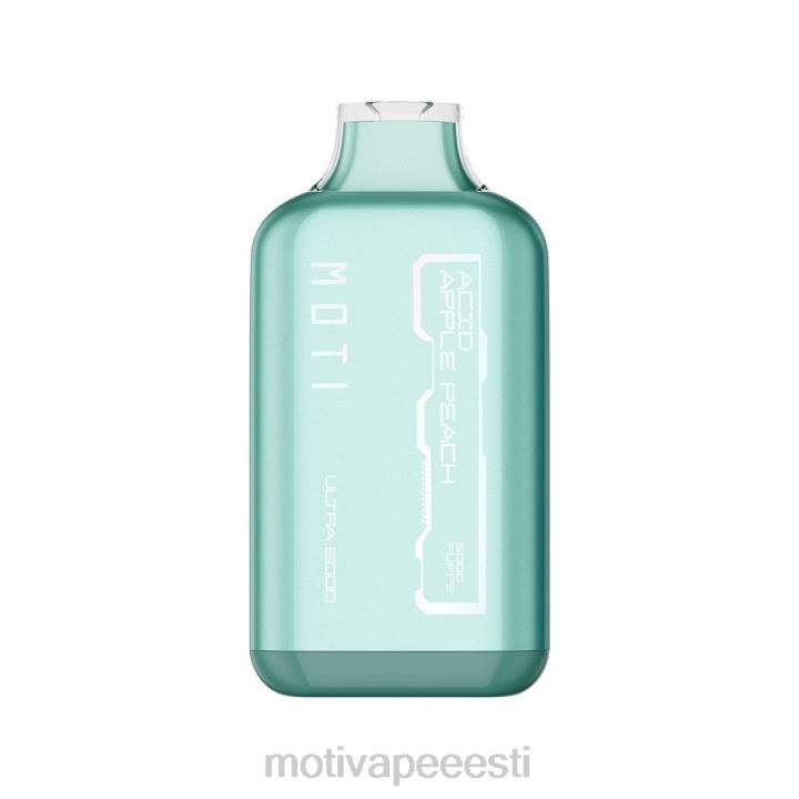MOTI Vape Disposable Eesti - MOTI Ultra ühekordne vape (5%, 6000 pahvi) 4H02235 mango virsiku kreem