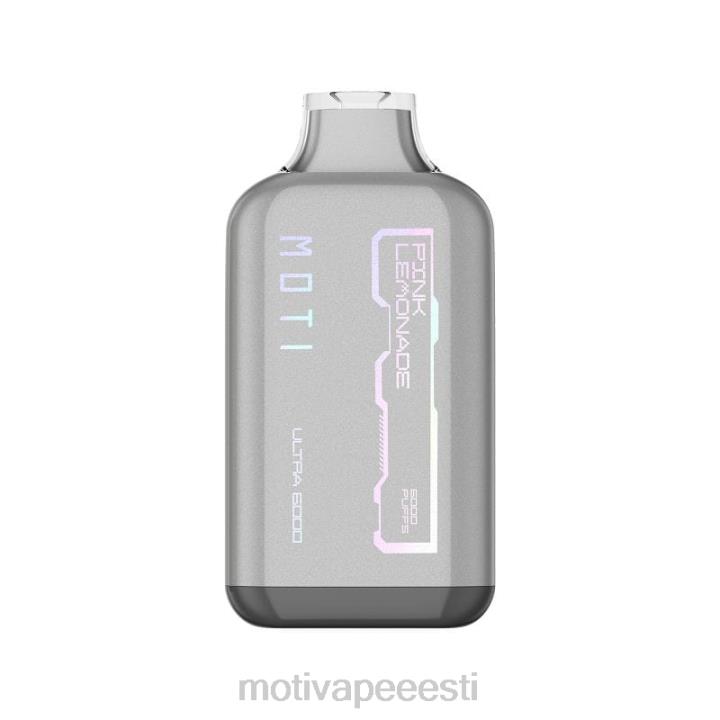 MOTI Vape Review - MOTI Ultra ühekordne vape (5%, 6000 pahvi) 4H02237 roosa limonaad
