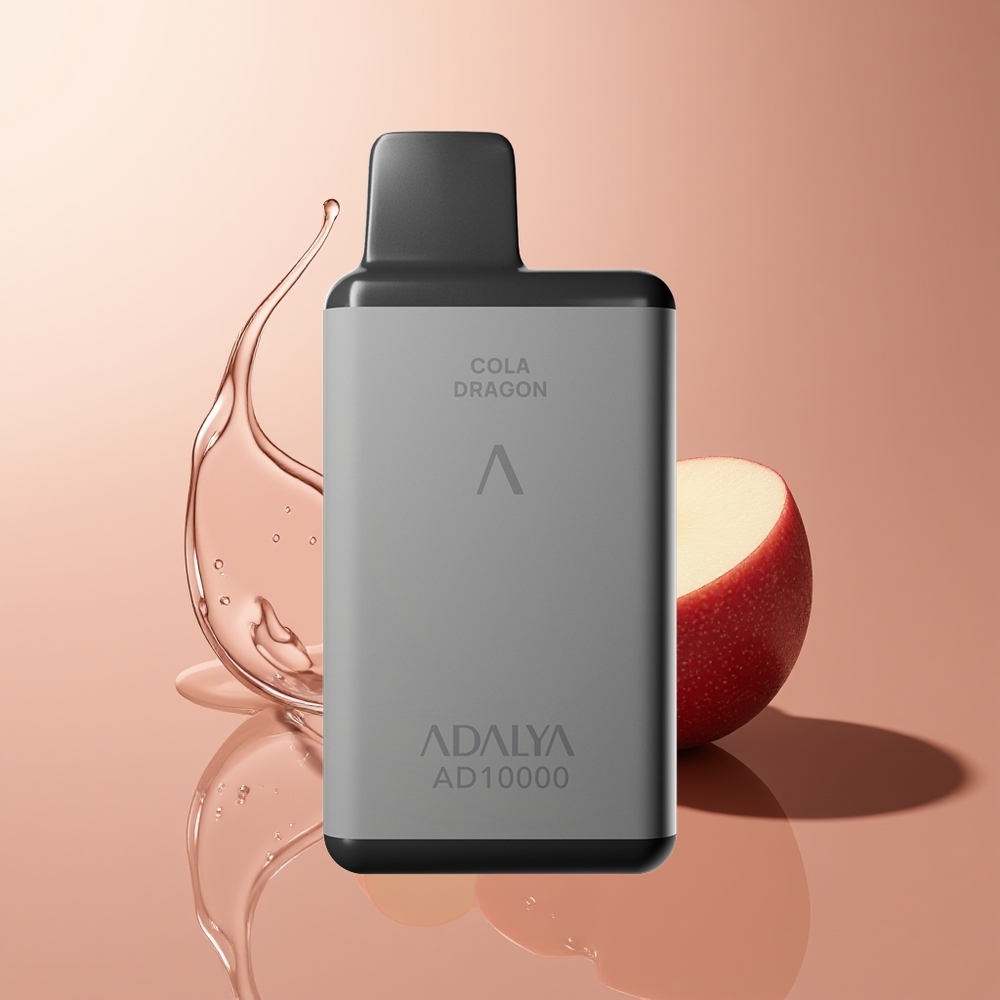 Adalya AD 10000 Puffs Ühekordselt Kasutatav Vape Kaks Õuna Space Gray USB-C