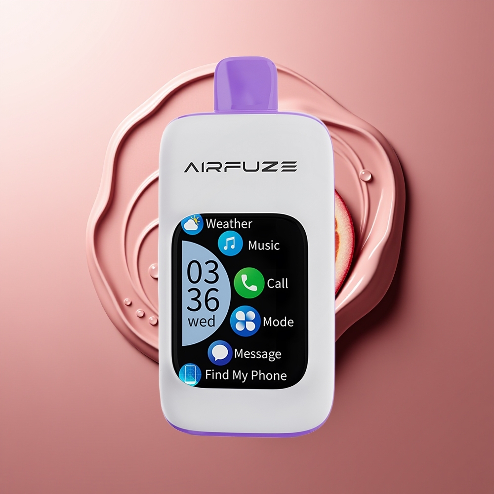 AirFuze Smart 30000 Põhku Ühekordselt Kasutatav Vape Viinamarja Plahvatus 900mAh Type-C