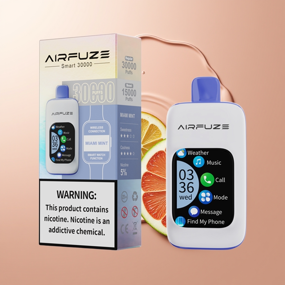 AirFuze Smart 30000 Puhangut Tühistatav Pod Miami Münt 5% 900mAh