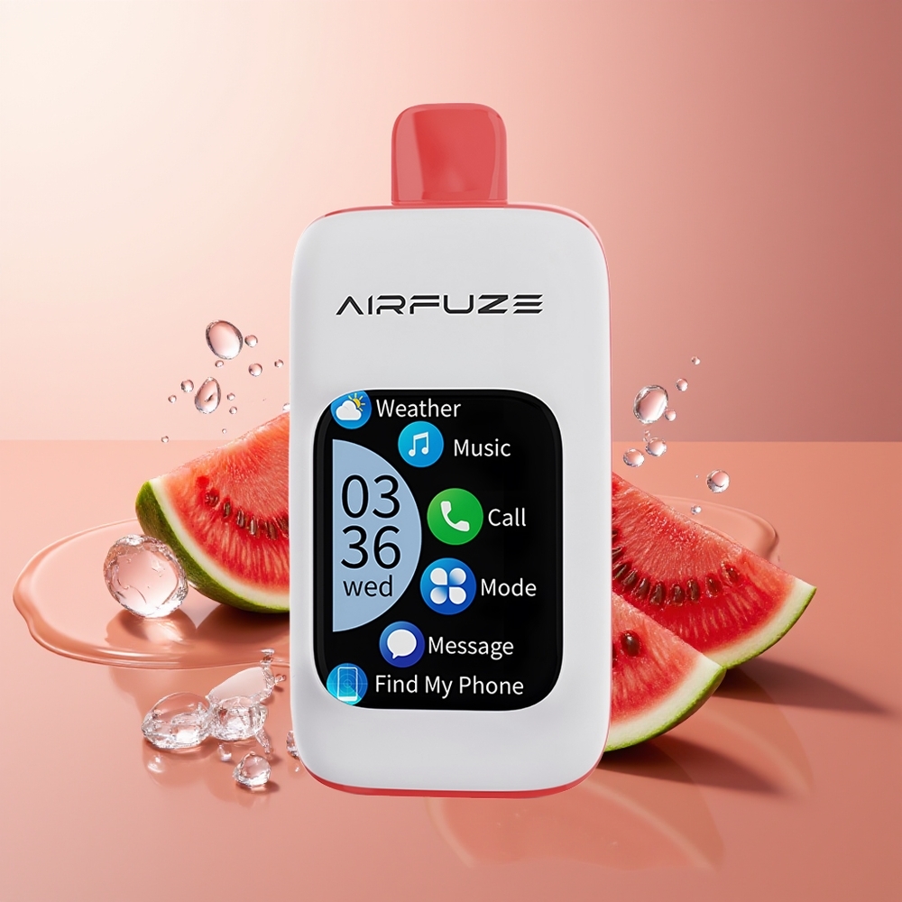 AirFuze Smart 30000 Suutekestvus 5% Nikotiini Vesimelonijää Ühekordne Vape