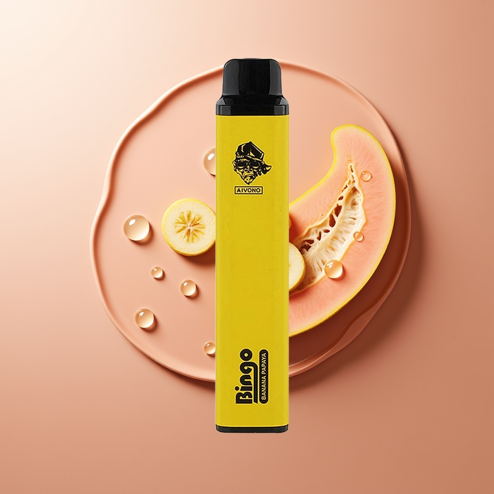 Aivono Aim Bingo 4000 Sood E-likvaidi Mahutavus Banaani-Papaya Ühekordselt Kasutatav Vape