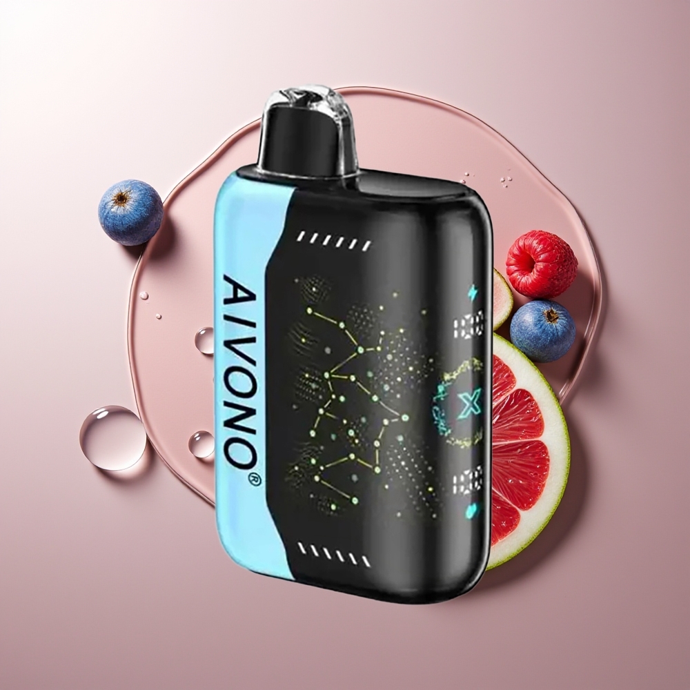 Aivono Aim Boom 25000 Puhangut 28ml Sinine Sõstar-Jää