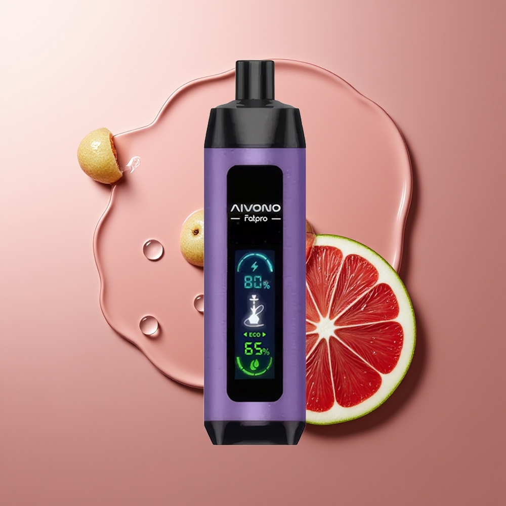 Aivono Aim Fatpro 22000 Puffs Viinamäe-Mündi Laaditav 28ml