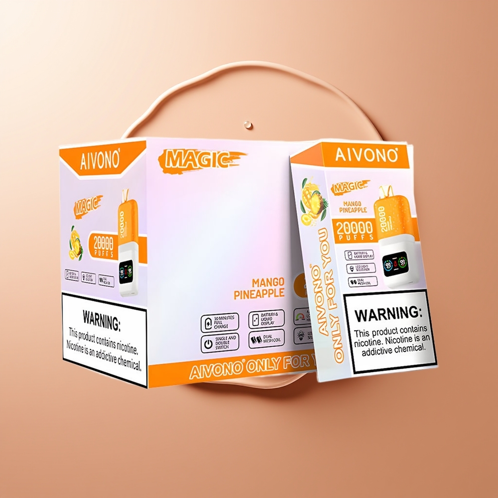 Aivono Aim Magic 20000 Pahvlased Mango-Ananass Tüüp-C Laadimine