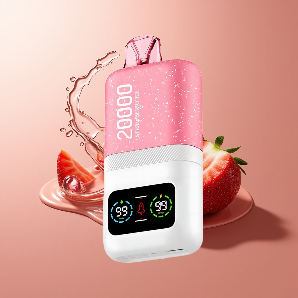 Aivono Aim Magic 20000 Suitsupud Maasikajää + LCD-ekraan