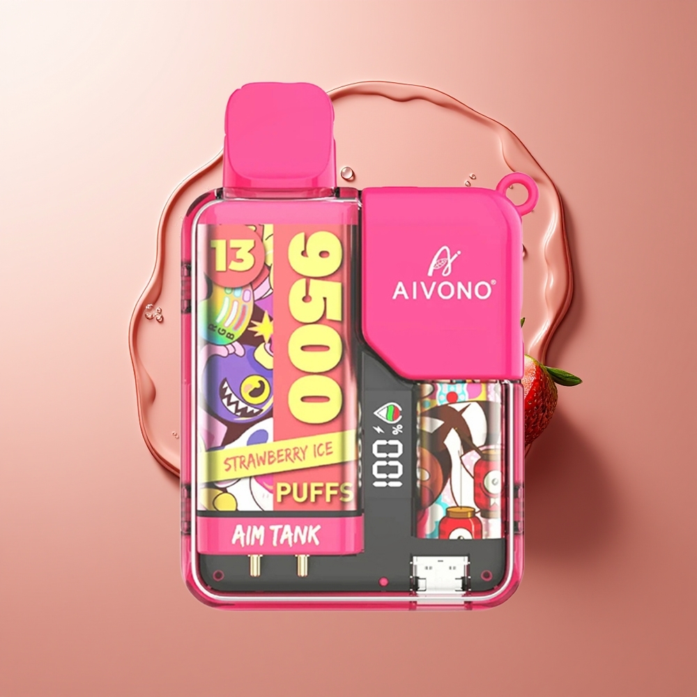 Aivono Aim-Tank 9500 Pahvid Maasikajäädispositiivape