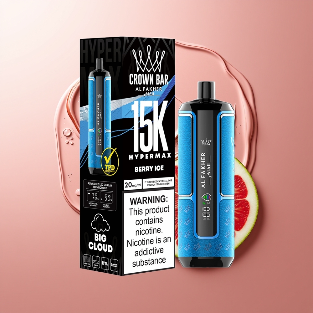 Al Fakher Crown Bar 15K Marja-Jää Kompaktne Kandmiseks