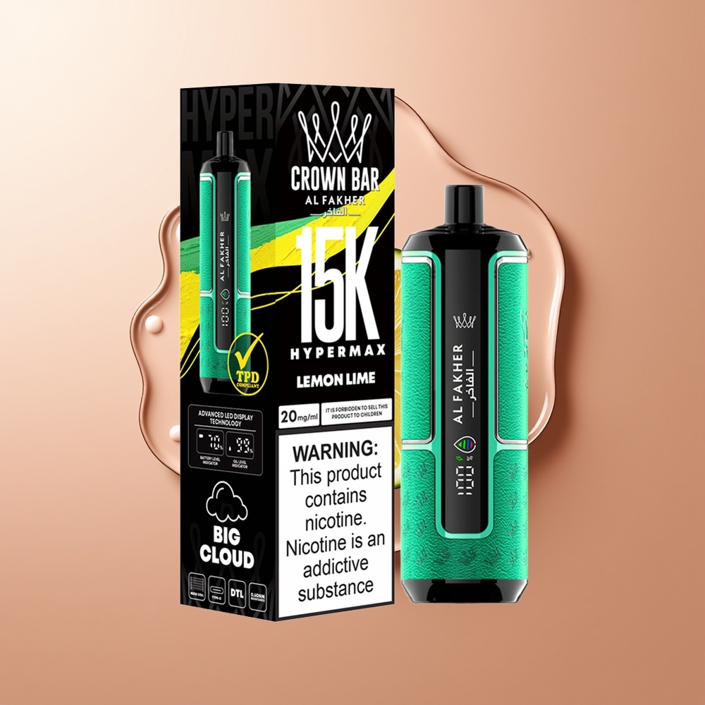 Al Fakher Crown Bar 15K Sidurvõimendi Citron-Pirn