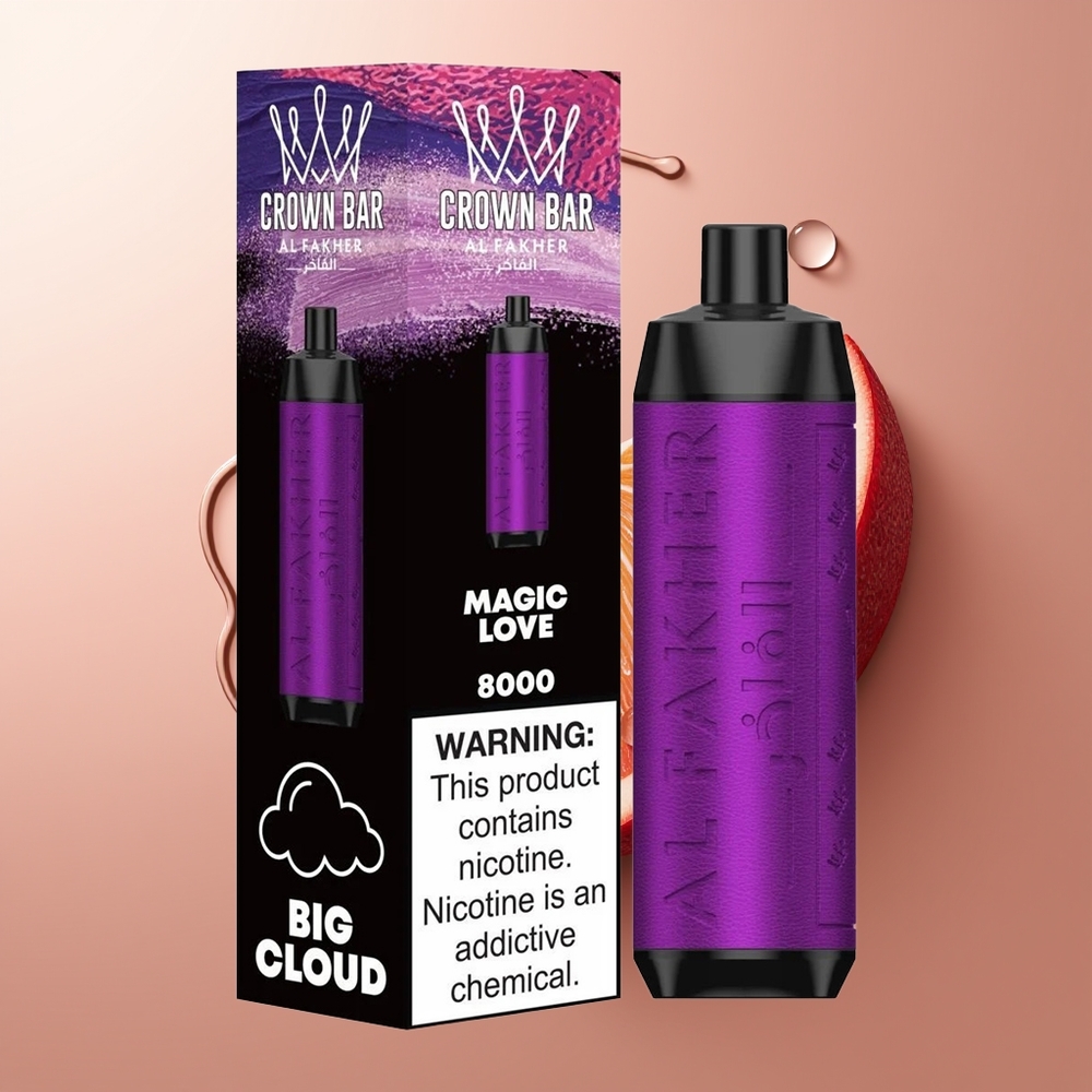 Al Fakher Crown Bar 8000 Maagiline Armastus USB Type-C 18ml