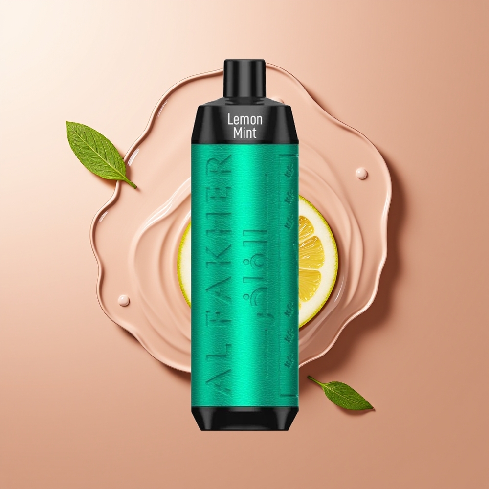 Al Fakher Crown Bar 8000 Sidrunipiparmünt 18ml 8000 Tiksu