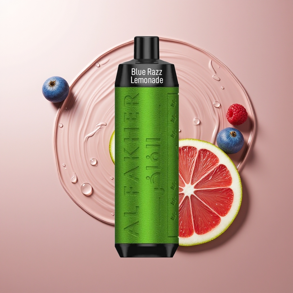 Al Fakher Crown Bar 8000 Suitsupud Sinine Vaarika-Limonäädis 600mAh USB-C