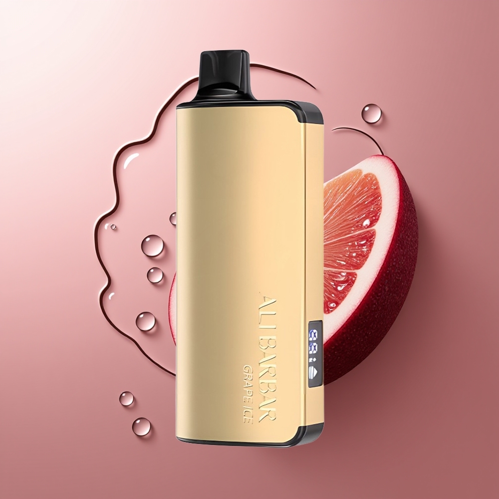 Alibarbar Ingot 9000 Pahvlit LED Ekraaniga Viinamarja-Jää Aurik