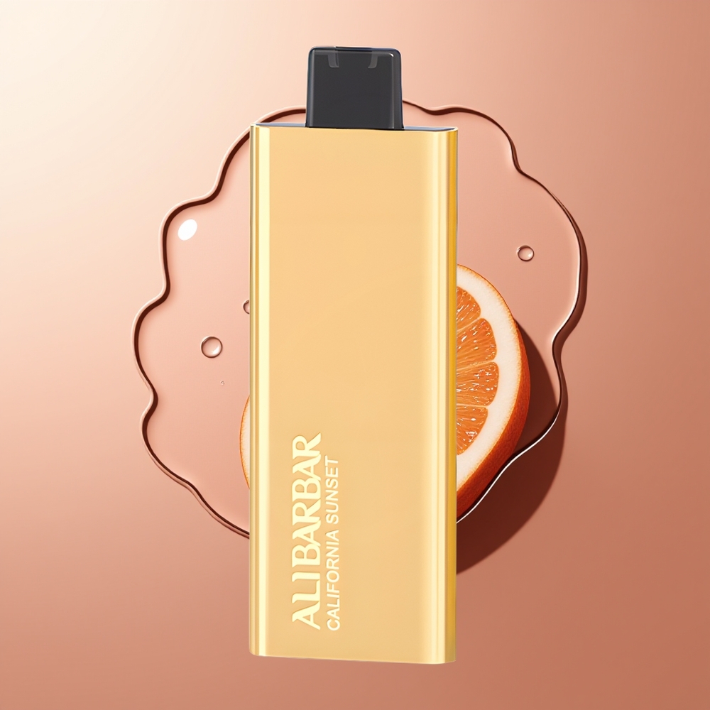 Alibarbar Pandora 7000 Soojenduse Päikeseloojang Ühekordselt Kasutatav Vape