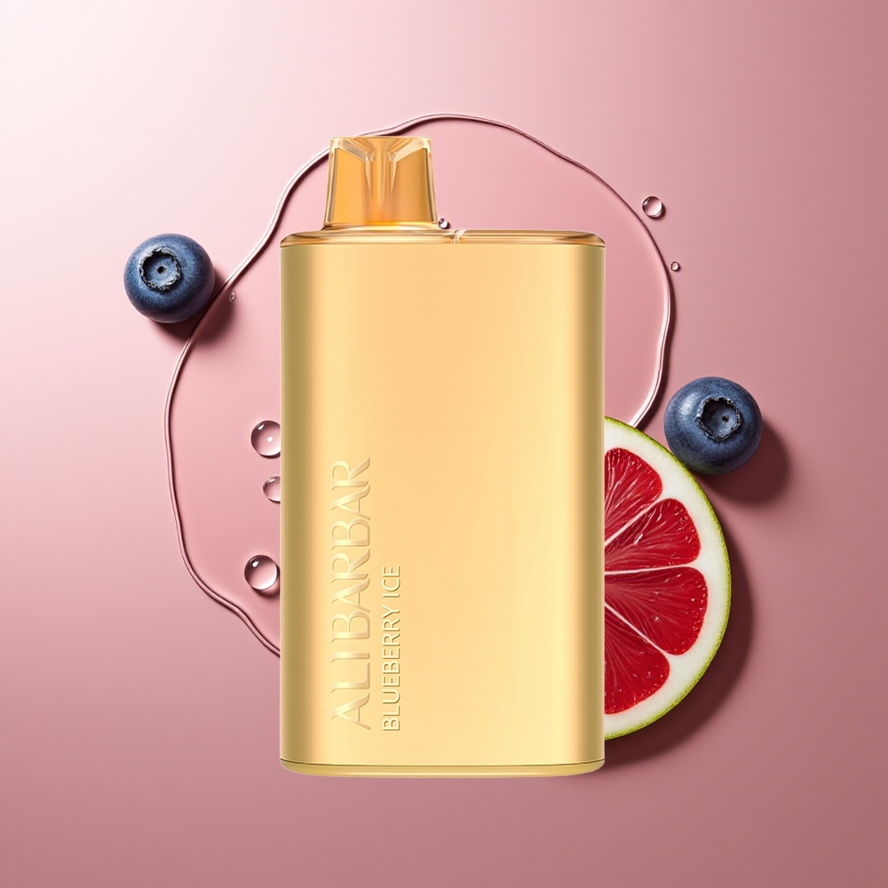 Alibarbar Rich 8000 Puhangit Sinimarja-Jää Ühekordne Vape 20ml