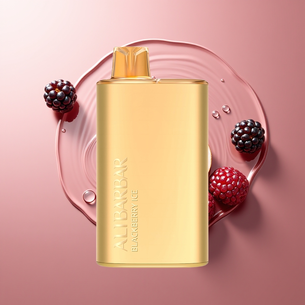 Alibarbar Rich 8000 Puhu Disposabelne Vape Mustika Jää + 2000 mAh