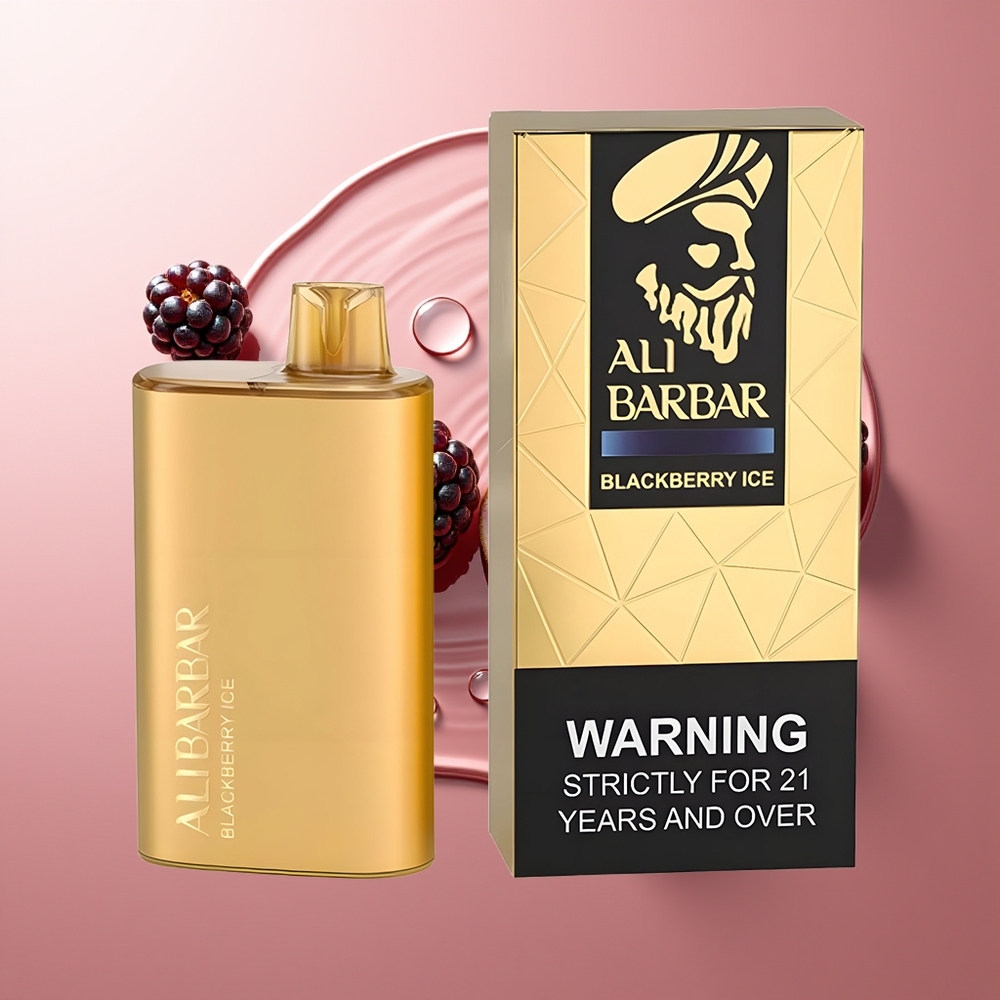 Alibarbar Rich 8000 Puhu Disposabelne Vape Mustika Jää + 2000 mAh