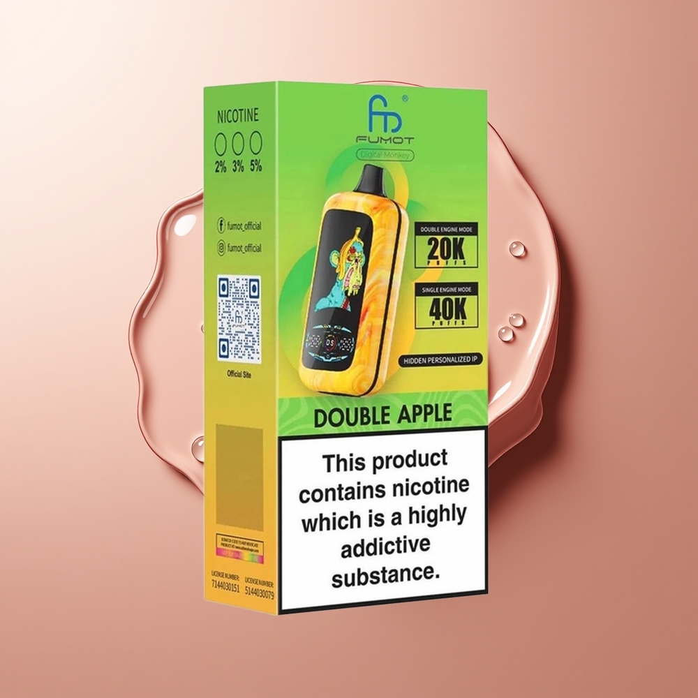 Fumot Digital Monkey 20000/40000 Topelt Õun Dual Mesh Coil