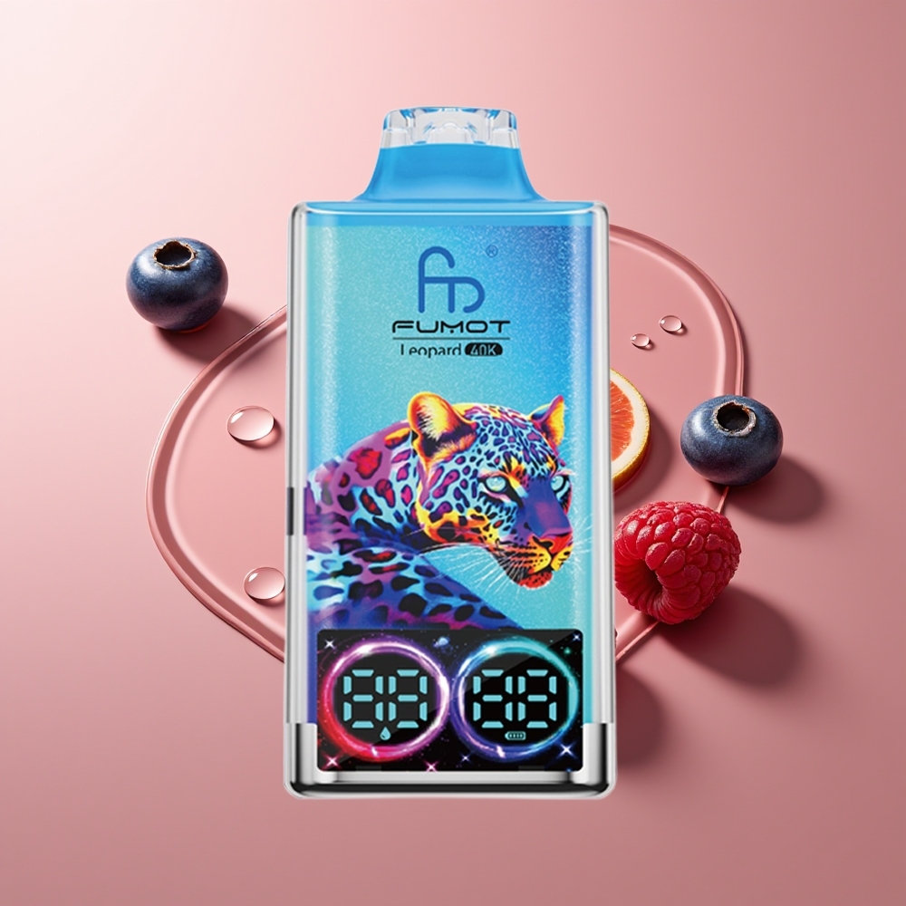 Fumot Leopard 40K Suud Dual Mesh Mustikas Vaarikas Type-C