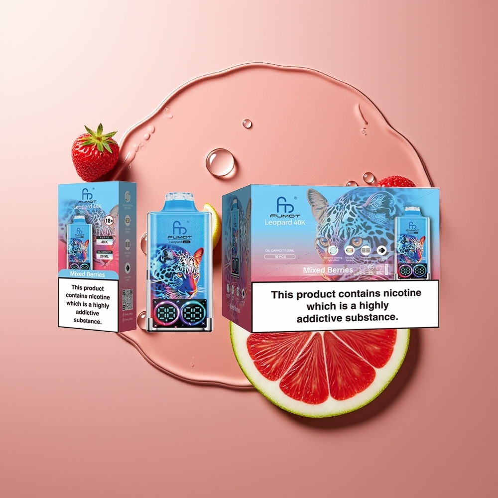 Fumot Leopard 40K Suud Sega-Marjad 5% Nikotiin 700mAh