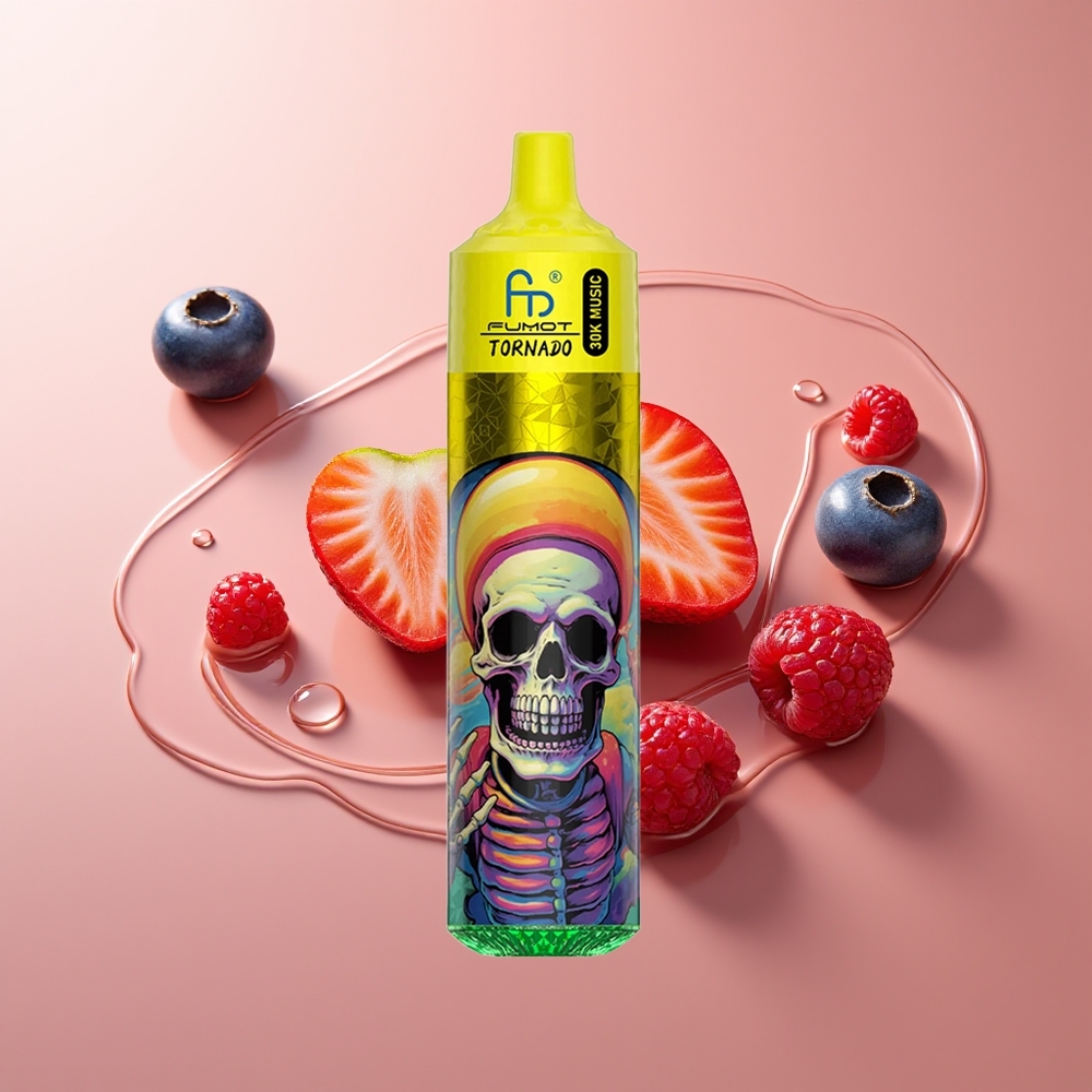 Fumot Randm Tornado 30000 Puffs Maasikas-Mustikas-Vaarikas 30mL LED