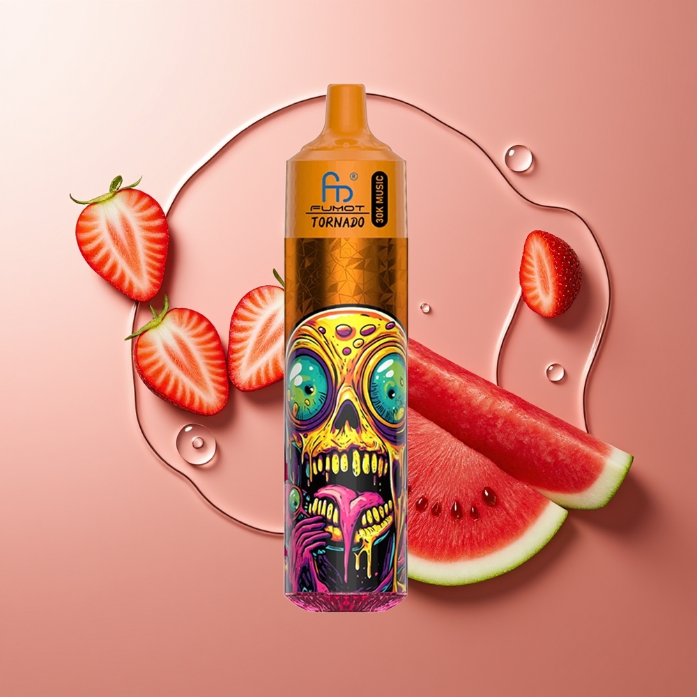 Fumot Randm Tornado 30000 Puhangut Maasikas-Arbuus 30mL LED