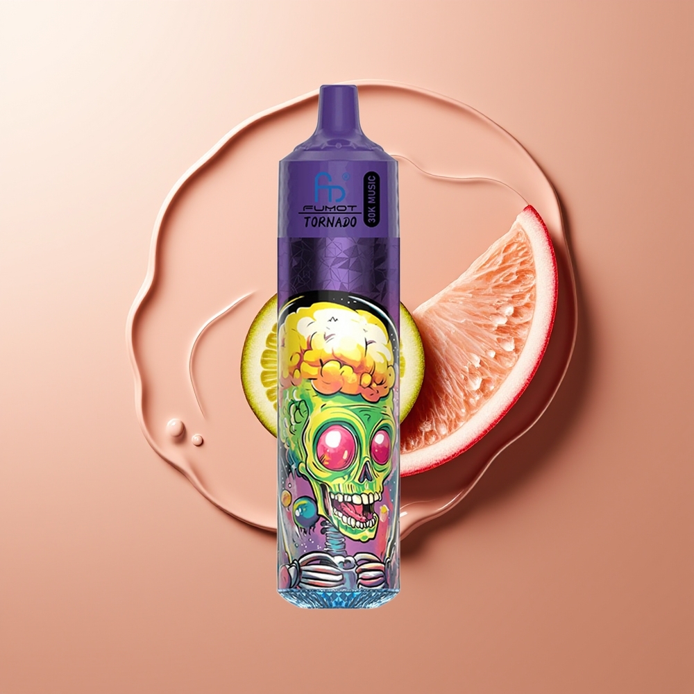 Fumot Randm Tornado 30000 Suutekiili-Marakuvi Guava 30mL LED-ekraan